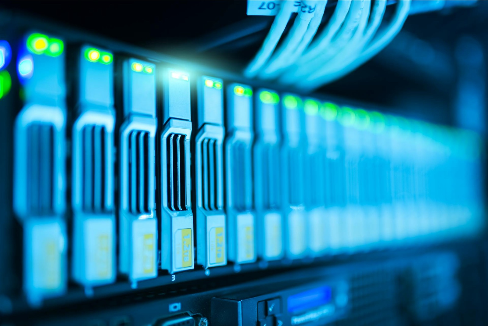 Festplatten im Server-Rack